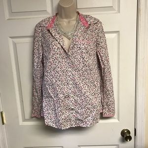 Banana Republic rose button down blouse